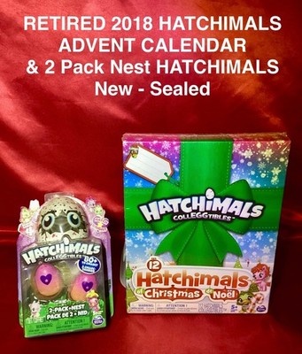 Hatchimals CollEGGtibles Advent Calendar Christmas Gift Set & 2 Pack Nest   