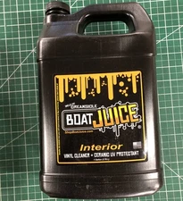 Boat Juice Interior Cleaner Vinyl Cleaner + Ceramic SiO2 UV Protectant 1 Gallon