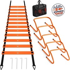 Escalera de agilidad, conjunto de equipamiento de entrenamiento de fútbol