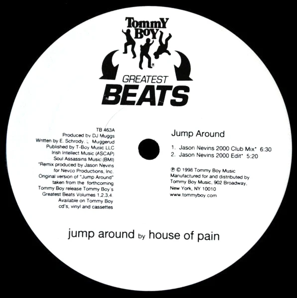 HOUSE OF PAIN - JUMP AROUND - 12” VINYL RECORD - R&B HIPHOP 90S URBAN DANCE DJ - Image 2 of 2