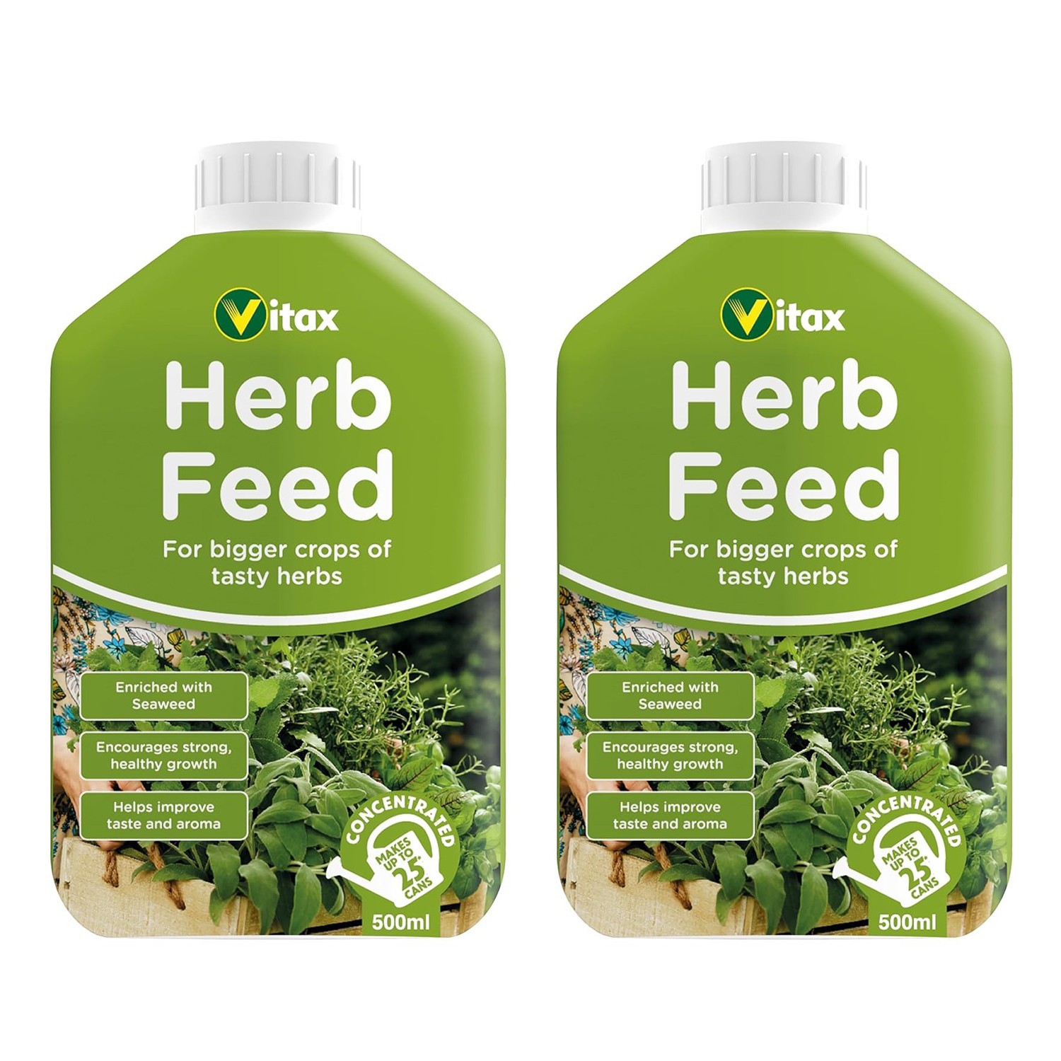 Vitax Herb Seaweed Growth Strong Concentrate Food Feed Fertiliser Bottle - 500ml - Image 5