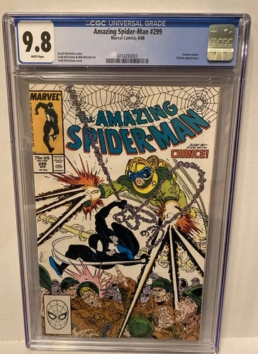 Amazing Spider-Man 299 CGC 9.8 NM/M  White Pages