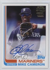 2021 Topps Archives Fan Favorite 1982 Topps Mike Cameron #FFA-MC Auto 10k8