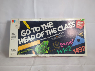 Vintage Go to the Head of the Class   1985 Milton Bradley Complete 