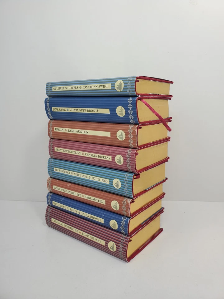 Barnes & Noble Collector’s Library HC/DJ Gold Gilded Pocket Classics 8 Books Lot Foto 2 de 4