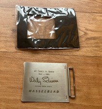 Hasselblad 40 Years in Space Dark Slide Astronaut Walter Schirra 1962-2002