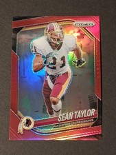 2025 Panini Prizm Retail Red SSP SEAN TAYLOR Washington Redskins Color Match