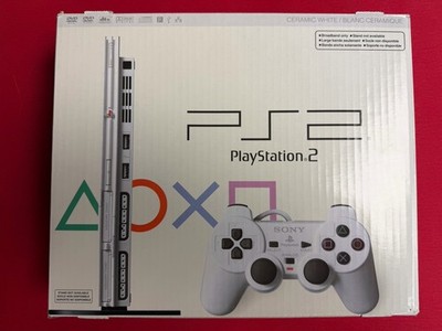 Sony PlayStation 2 Slim Limited Edition Ceramic White Console - Boxed