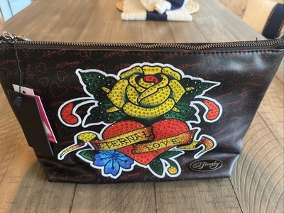 Ed Hardy  Eternal Love  Cosmetic Pouch / Bag 