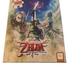 Zelda Skyward Sword 1000 Piece Puzzle Brand New Sealed Made In America