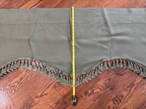 Jcpenny Home Dark Green Valance - Picture 5 of 7