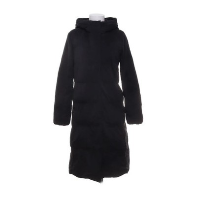 Uniqlo, Daunenmantel, Damen, Größe: S, Schwarz, Daune/Feder/Nylon/Polyester #kMl