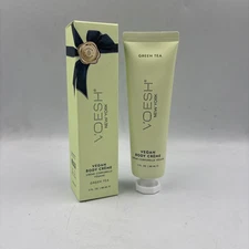 VOESH New York Vegan Moisturizing Body Creme Green Tea 3 oz NIB