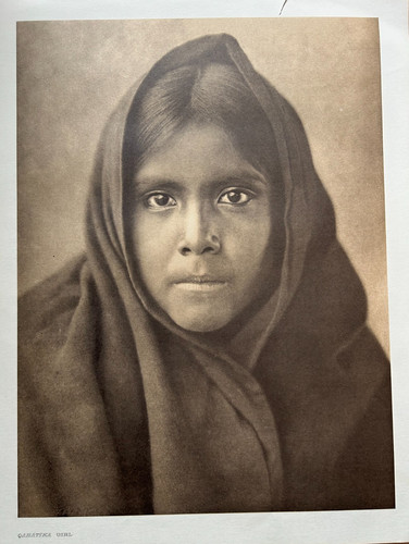 Edward S Curtis - Original Photogravure 14.5 X 18"  Qahatika Desert Girl
