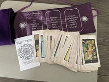 Joyadora Cartes de Tarot pour Débutants Jeu de Tarot - Cartes de Tarot avec Significations