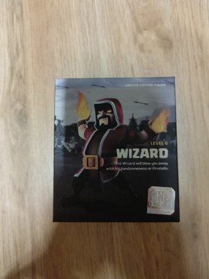 Seltene Supercell ''Clash Royale'' Wizard Level 6 Sammelfigur