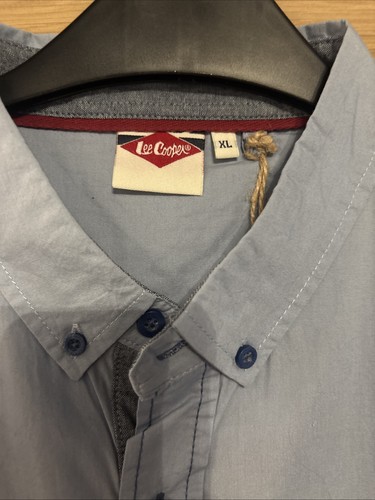 Lee Cooper Men’s XL Blue Shirt BNWT - Picture 3 of 5