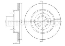 Disque de frein Ford P 100
