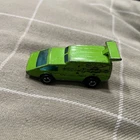 Vintage Hot Wheels 1976 Spoiler Sport Green Diecast in Highway Patrol Card HK
