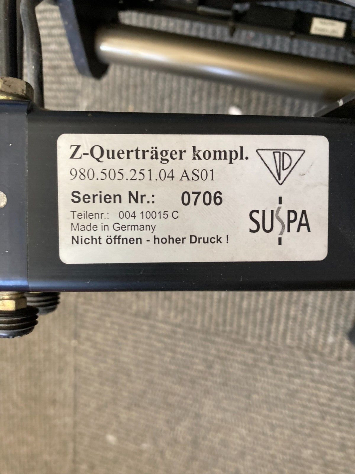 2005 Porsche Carrera GT Hydraulic Lifter Assembly