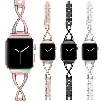 40/44mm Stainless Steel Wrist Band Women Strap for Apple Watch 6 5 4 3 iWatch SE | eBay