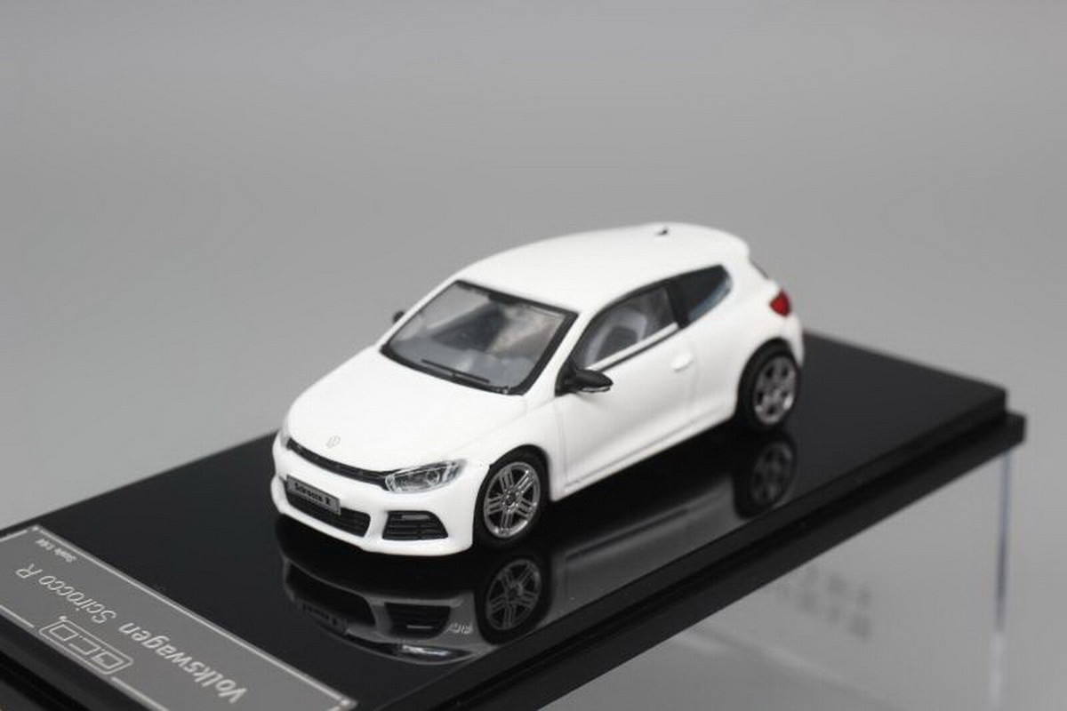 GCD 1/64 Scale Volkswagen Scirocco R White Diecast Car Model Toy