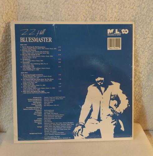 ZZ HILL BLUES MASTER BLUES 1984 LP VINYL ALBUM Malaco 7420 New Sealed - Picture 5 of 8