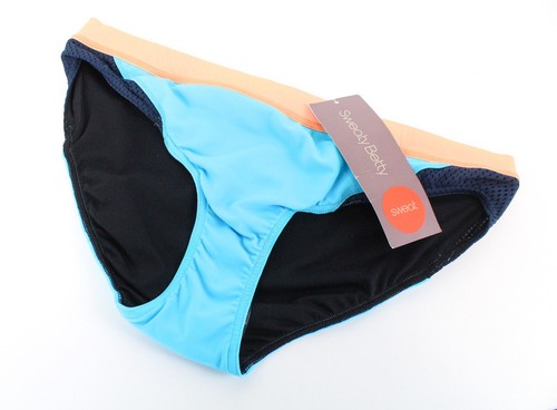 Sweaty Betty Dive IN M Femme Maillot de Bain Bleu Extensible Bas
