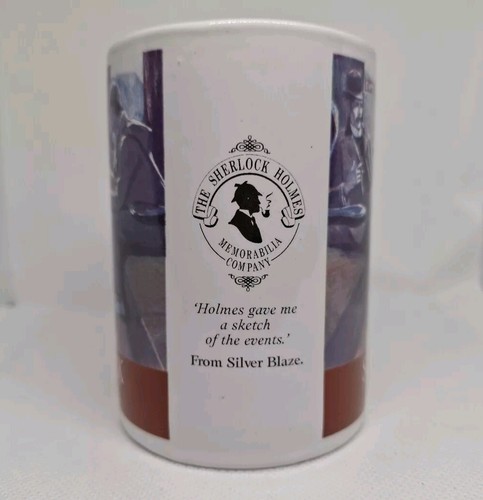 The Adventures of Sherlock Holmes Coffee Mug / Tea Cup ☆ Silver Blaze Design NEW - Picture 2 of 4