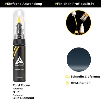 Lackstift für Ford Focus Code: FT Blue Diamond