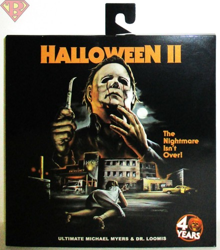 Michael Myers & Dr. Loomis Halloween 2 1981 Film 7" Actionfigur 2er-Pack Neca 2021