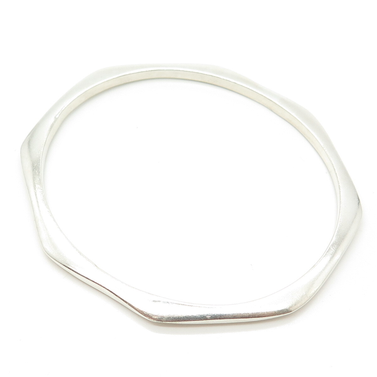 925 Sterling Silver Vintage Bangle Bracelet 7.75