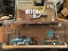 1/64 GREENLIGHT HITCH & TOW 1954 FORD F-100 AND UTILITY TRAILER