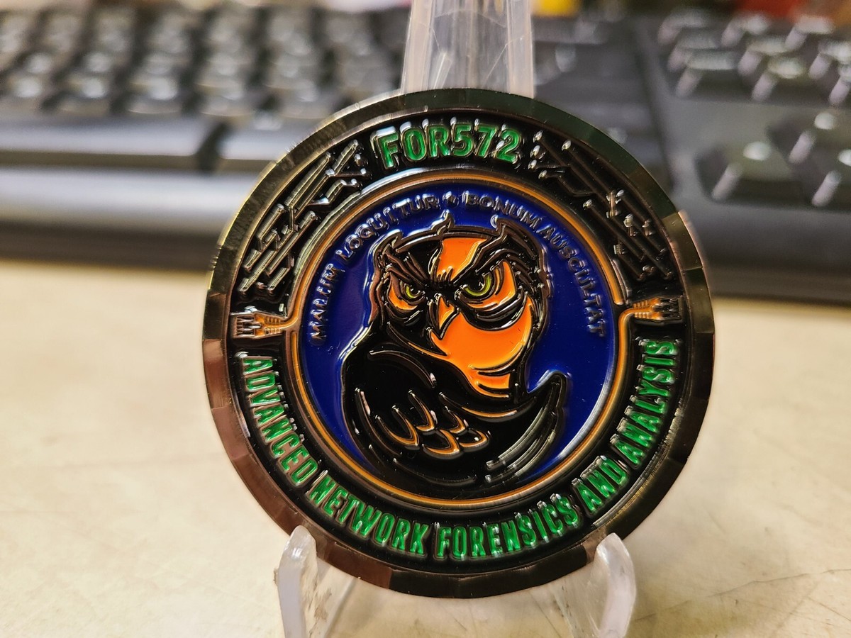 Sans DFIR FOR572 Advanced Network Forensics Challenge Coin | eBay