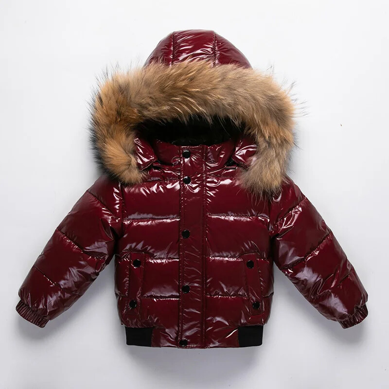 Baby Children Winter School Thick Fleece Warm Outerwear Coat Jacket Boys Girls