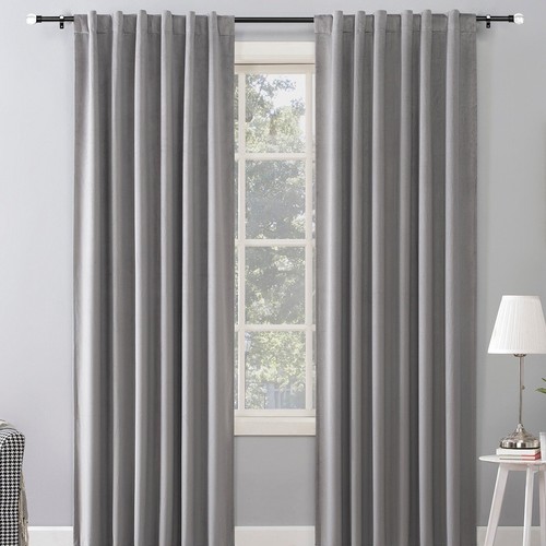 1" Crystal Ball Adjustable Single Drapery Curtain Rod, 28"-48"/48"-84"/84"-120" - Picture 10 of 51