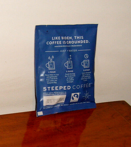 Democratic National Convention 2020 - Cup of Joe Biden Blend Instant Coffee, NIP