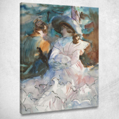 Herr im Schatten Abriès John Singer Sargent, jss124 Leinwandbild