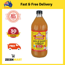 BRAGG Apple Cider Vinegar Unfiltered & Contains The Mother 946ml