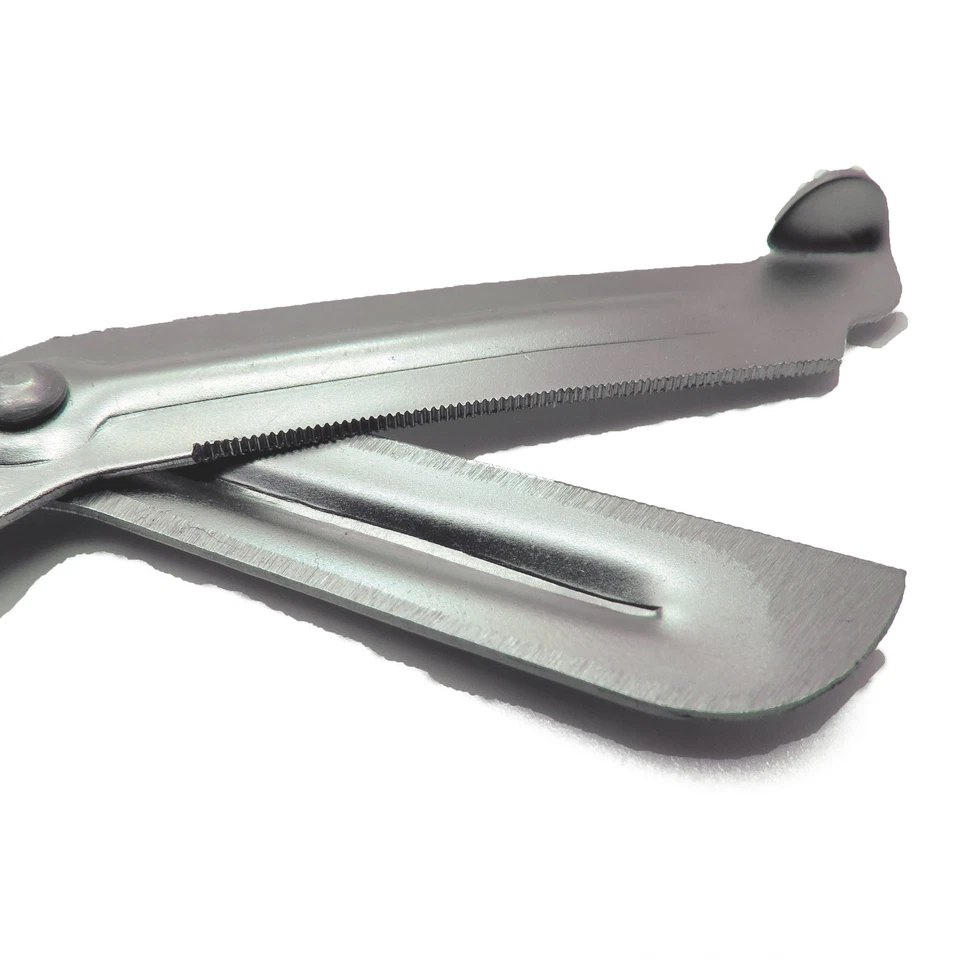 Black Utility Scissors 5.5" & 7.25" Multi-Purpose DIY EMS Universal 2 Shears Set - Image 4 of 4