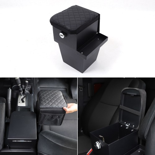 Caja de almacenamiento segura con reposabrazos de consola central con cerradura para Toyota FJ Cruiser 07-21 EE. UU. - Imagen 14 de 23