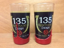Maker's Mark Bourbon Kentucky Derby 12 oz Cocktail Glass - Set of 2 ~ NEW & F/S