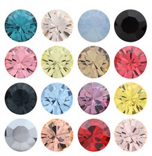 Genuine PRECIOSA 431 11 615 Chaton MAXIMA Round Stones Crystals Different Colors