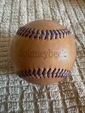 Spinneybeck leather baseball
