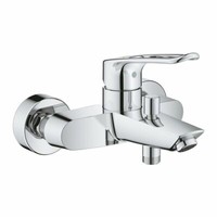 Grohe Eurosmart Eh Wannarmatur Wandmontage 25241003 Mit Offenem Hebel Chrom