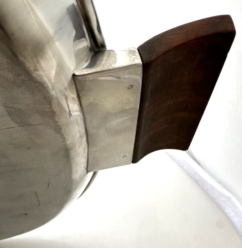 rareMASSIVE 70 ozs LOS CASTILLO SPRATLING Like Sterling Silver Wood Handles Tray - Image 3 of 4