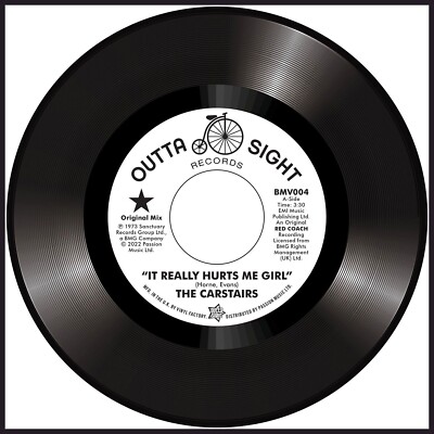 THE CARSTAIRS ''IT REALLY HURTS ME GIRL c/w TOM MOULTON REMIX'' 1973 NORTHERN SOUL