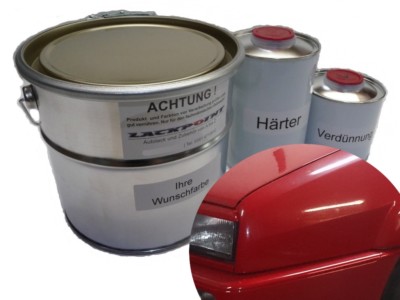 3,5 Liter Set 2K Autolack LY3D Tornadorot UNI geeignet für VW Passat 35i kein K