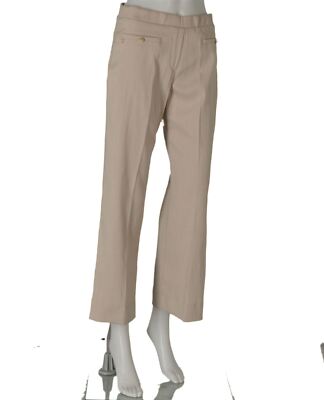 PANTALONI DONNA ELASTICO GAMBA LARGA LAVORATO MARCA EMANUELA COSTA