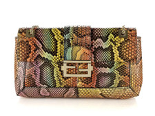 Fendi Python Baugette Bag Size 27 X 15 X 4 Cm No Papers 2009